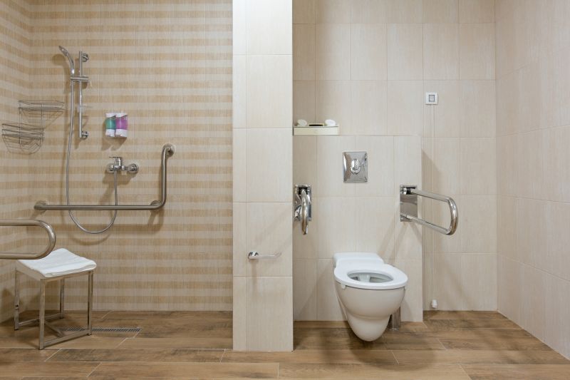 Walk-in Shower Featuring a Built-in Seat